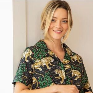 PrintFresh Bagheera Short PJ Set in Ink
